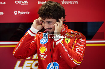 2024-06-28 - LECLERC Charles (mco), Scuderia Ferrari SF-24, portrait during the Formula 1 Qatar Airways Austrian Grand Prix 2024, 11th round of the 2024 Formula One World Championship from June 28 to 30, 2024 on the Red Bull Ring, in Spielberg, Austria - F1 - AUSTRIAN GRAND PRIX 2024 - FORMULA 1 - MOTORS