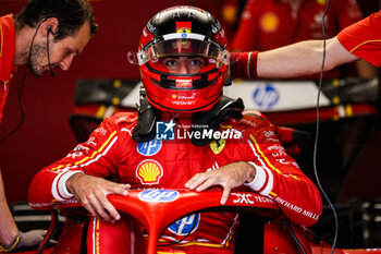 2024-06-28 - SAINZ Carlos (spa), Scuderia Ferrari SF-24, portrait during the Formula 1 Qatar Airways Austrian Grand Prix 2024, 11th round of the 2024 Formula One World Championship from June 28 to 30, 2024 on the Red Bull Ring, in Spielberg, Austria - F1 - AUSTRIAN GRAND PRIX 2024 - FORMULA 1 - MOTORS