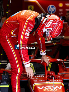 2024-06-28 - LECLERC Charles (mco), Scuderia Ferrari SF-24, portrait during the Formula 1 Qatar Airways Austrian Grand Prix 2024, 11th round of the 2024 Formula One World Championship from June 28 to 30, 2024 on the Red Bull Ring, in Spielberg, Austria - F1 - AUSTRIAN GRAND PRIX 2024 - FORMULA 1 - MOTORS