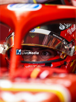 2024-06-28 - SAINZ Carlos (spa), Scuderia Ferrari SF-24, portrait during the Formula 1 Qatar Airways Austrian Grand Prix 2024, 11th round of the 2024 Formula One World Championship from June 28 to 30, 2024 on the Red Bull Ring, in Spielberg, Austria - F1 - AUSTRIAN GRAND PRIX 2024 - FORMULA 1 - MOTORS