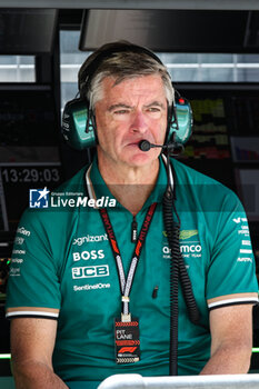 2024-06-28 - STEVENSON Andy, Sporting Director of Aston Martin F1 Team, portrait during the Formula 1 Qatar Airways Austrian Grand Prix 2024, 11th round of the 2024 Formula One World Championship from June 28 to 30, 2024 on the Red Bull Ring, in Spielberg, Austria - F1 - AUSTRIAN GRAND PRIX 2024 - FORMULA 1 - MOTORS