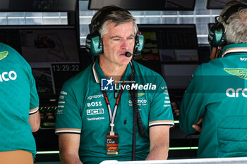 2024-06-28 - STEVENSON Andy, Sporting Director of Aston Martin F1 Team, portrait during the Formula 1 Qatar Airways Austrian Grand Prix 2024, 11th round of the 2024 Formula One World Championship from June 28 to 30, 2024 on the Red Bull Ring, in Spielberg, Austria - F1 - AUSTRIAN GRAND PRIX 2024 - FORMULA 1 - MOTORS