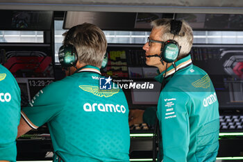 2024-06-28 - STEVENSON Andy, Sporting Director of Aston Martin F1 Team, portrait KRACK Mike (ger), Team Principal and CEO of Aston Martin F1 Team, portrait during the Formula 1 Qatar Airways Austrian Grand Prix 2024, 11th round of the 2024 Formula One World Championship from June 28 to 30, 2024 on the Red Bull Ring, in Spielberg, Austria - F1 - AUSTRIAN GRAND PRIX 2024 - FORMULA 1 - MOTORS