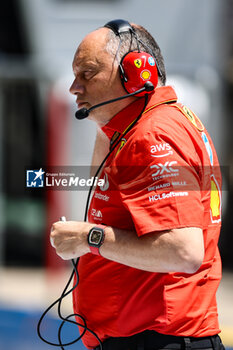 2024-06-28 - VASSEUR Frédéric (fra), Team Principal & General Manager of the Scuderia Ferrari, portrait during the Formula 1 Qatar Airways Austrian Grand Prix 2024, 11th round of the 2024 Formula One World Championship from June 28 to 30, 2024 on the Red Bull Ring, in Spielberg, Austria - F1 - AUSTRIAN GRAND PRIX 2024 - FORMULA 1 - MOTORS