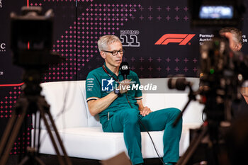 2024-06-28 - KRACK Mike (ger), Team Principal and CEO of Aston Martin F1 Team, portrait press conference during the Formula 1 Qatar Airways Austrian Grand Prix 2024, 11th round of the 2024 Formula One World Championship from June 28 to 30, 2024 on the Red Bull Ring, in Spielberg, Austria - F1 - AUSTRIAN GRAND PRIX 2024 - FORMULA 1 - MOTORS