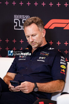 2024-06-28 - HORNER Christian (gbr), Team Principal of Red Bull Racing, portrait press conference during the Formula 1 Qatar Airways Austrian Grand Prix 2024, 11th round of the 2024 Formula One World Championship from June 28 to 30, 2024 on the Red Bull Ring, in Spielberg, Austria - F1 - AUSTRIAN GRAND PRIX 2024 - FORMULA 1 - MOTORS