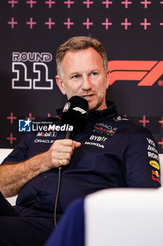 2024-06-28 - HORNER Christian (gbr), Team Principal of Red Bull Racing, portrait press conference during the Formula 1 Qatar Airways Austrian Grand Prix 2024, 11th round of the 2024 Formula One World Championship from June 28 to 30, 2024 on the Red Bull Ring, in Spielberg, Austria - F1 - AUSTRIAN GRAND PRIX 2024 - FORMULA 1 - MOTORS