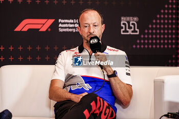 2024-06-28 - BAYER Peter, CEO of Visa Cash App RB F1 Team, portrait press conference during the Formula 1 Qatar Airways Austrian Grand Prix 2024, 11th round of the 2024 Formula One World Championship from June 28 to 30, 2024 on the Red Bull Ring, in Spielberg, Austria - F1 - AUSTRIAN GRAND PRIX 2024 - FORMULA 1 - MOTORS