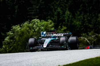 2024-06-28 - 63 RUSSELL George (gbr), Mercedes AMG F1 Team W15, action during the Formula 1 Qatar Airways Austrian Grand Prix 2024, 11th round of the 2024 Formula One World Championship from June 28 to 30, 2024 on the Red Bull Ring, in Spielberg, Austria - F1 - AUSTRIAN GRAND PRIX 2024 - FORMULA 1 - MOTORS