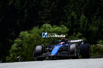 2024-06-28 - 02 SARGEANT Logan (usa), Williams Racing FW46, action during the Formula 1 Qatar Airways Austrian Grand Prix 2024, 11th round of the 2024 Formula One World Championship from June 28 to 30, 2024 on the Red Bull Ring, in Spielberg, Austria - F1 - AUSTRIAN GRAND PRIX 2024 - FORMULA 1 - MOTORS