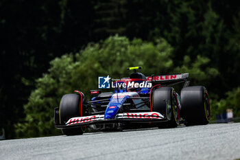 2024-06-28 - 22 TSUNODA Yuki (jap), Visa Cash App RB F1 Team VCARB 01, action during the Formula 1 Qatar Airways Austrian Grand Prix 2024, 11th round of the 2024 Formula One World Championship from June 28 to 30, 2024 on the Red Bull Ring, in Spielberg, Austria - F1 - AUSTRIAN GRAND PRIX 2024 - FORMULA 1 - MOTORS