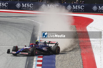 2024-06-28 - 22 TSUNODA Yuki (jap), Visa Cash App RB F1 Team VCARB 01, action during the Formula 1 Qatar Airways Austrian Grand Prix 2024, 11th round of the 2024 Formula One World Championship from June 28 to 30, 2024 on the Red Bull Ring, in Spielberg, Austria - F1 - AUSTRIAN GRAND PRIX 2024 - FORMULA 1 - MOTORS