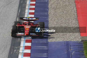 2024-06-28 - 55 SAINZ Carlos (spa), Scuderia Ferrari SF-24, action during the Formula 1 Qatar Airways Austrian Grand Prix 2024, 11th round of the 2024 Formula One World Championship from June 28 to 30, 2024 on the Red Bull Ring, in Spielberg, Austria - F1 - AUSTRIAN GRAND PRIX 2024 - FORMULA 1 - MOTORS