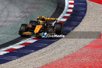 2024-06-28 - 04 NORRIS Lando (gbr), McLaren F1 Team MCL38, action during the Formula 1 Qatar Airways Austrian Grand Prix 2024, 11th round of the 2024 Formula One World Championship from June 28 to 30, 2024 on the Red Bull Ring, in Spielberg, Austria - F1 - AUSTRIAN GRAND PRIX 2024 - FORMULA 1 - MOTORS