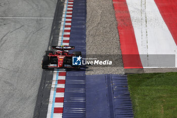 2024-06-28 - 55 SAINZ Carlos (spa), Scuderia Ferrari SF-24, action during the Formula 1 Qatar Airways Austrian Grand Prix 2024, 11th round of the 2024 Formula One World Championship from June 28 to 30, 2024 on the Red Bull Ring, in Spielberg, Austria - F1 - AUSTRIAN GRAND PRIX 2024 - FORMULA 1 - MOTORS