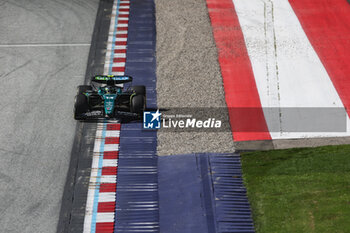 2024-06-28 - 14 ALONSO Fernando (spa), Aston Martin F1 Team AMR24, action during the Formula 1 Qatar Airways Austrian Grand Prix 2024, 11th round of the 2024 Formula One World Championship from June 28 to 30, 2024 on the Red Bull Ring, in Spielberg, Austria - F1 - AUSTRIAN GRAND PRIX 2024 - FORMULA 1 - MOTORS