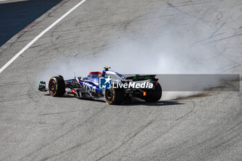 2024-06-28 - 22 TSUNODA Yuki (jap), Visa Cash App RB F1 Team VCARB 01, action crash, accident, during the Formula 1 Qatar Airways Austrian Grand Prix 2024, 11th round of the 2024 Formula One World Championship from June 28 to 30, 2024 on the Red Bull Ring, in Spielberg, Austria - F1 - AUSTRIAN GRAND PRIX 2024 - FORMULA 1 - MOTORS