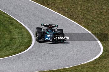 2024-06-28 - 63 RUSSELL George (gbr), Mercedes AMG F1 Team W15, action during the Formula 1 Qatar Airways Austrian Grand Prix 2024, 11th round of the 2024 Formula One World Championship from June 28 to 30, 2024 on the Red Bull Ring, in Spielberg, Austria - F1 - AUSTRIAN GRAND PRIX 2024 - FORMULA 1 - MOTORS