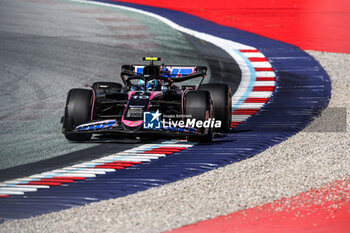 2024-06-28 - 10 GASLY Pierre (fra), Alpine F1 Team A524, action during the Formula 1 Qatar Airways Austrian Grand Prix 2024, 11th round of the 2024 Formula One World Championship from June 28 to 30, 2024 on the Red Bull Ring, in Spielberg, Austria - F1 - AUSTRIAN GRAND PRIX 2024 - FORMULA 1 - MOTORS