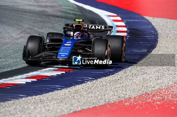 2024-06-28 - 02 SARGEANT Logan (usa), Williams Racing FW46, action during the Formula 1 Qatar Airways Austrian Grand Prix 2024, 11th round of the 2024 Formula One World Championship from June 28 to 30, 2024 on the Red Bull Ring, in Spielberg, Austria - F1 - AUSTRIAN GRAND PRIX 2024 - FORMULA 1 - MOTORS