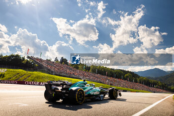 2024-06-28 - 14 ALONSO Fernando (spa), Aston Martin F1 Team AMR24, action during the Formula 1 Qatar Airways Austrian Grand Prix 2024, 11th round of the 2024 Formula One World Championship from June 28 to 30, 2024 on the Red Bull Ring, in Spielberg, Austria - F1 - AUSTRIAN GRAND PRIX 2024 - FORMULA 1 - MOTORS