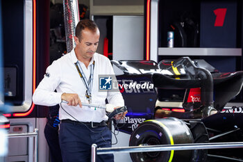 2024-06-28 - FIA scrutineers at Red Bull Racing during the Formula 1 Qatar Airways Austrian Grand Prix 2024, 11th round of the 2024 Formula One World Championship from June 28 to 30, 2024 on the Red Bull Ring, in Spielberg, Austria - F1 - AUSTRIAN GRAND PRIX 2024 - FORMULA 1 - MOTORS