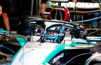 2024-06-28 - RUSSELL George (gbr), Mercedes AMG F1 Team W15, portrait during the Formula 1 Qatar Airways Austrian Grand Prix 2024, 11th round of the 2024 Formula One World Championship from June 28 to 30, 2024 on the Red Bull Ring, in Spielberg, Austria - F1 - AUSTRIAN GRAND PRIX 2024 - FORMULA 1 - MOTORS