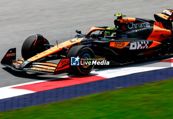 2024-06-28 - 04 NORRIS Lando (gbr), McLaren F1 Team MCL38, action during the Formula 1 Qatar Airways Austrian Grand Prix 2024, 11th round of the 2024 Formula One World Championship from June 28 to 30, 2024 on the Red Bull Ring, in Spielberg, Austria - F1 - AUSTRIAN GRAND PRIX 2024 - FORMULA 1 - MOTORS