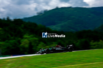 2024-06-28 - 63 RUSSELL George (gbr), Mercedes AMG F1 Team W15, action during the Formula 1 Qatar Airways Austrian Grand Prix 2024, 11th round of the 2024 Formula One World Championship from June 28 to 30, 2024 on the Red Bull Ring, in Spielberg, Austria - F1 - AUSTRIAN GRAND PRIX 2024 - FORMULA 1 - MOTORS