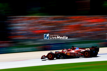 2024-06-28 - 16 LECLERC Charles (mco), Scuderia Ferrari SF-24, action during the Formula 1 Qatar Airways Austrian Grand Prix 2024, 11th round of the 2024 Formula One World Championship from June 28 to 30, 2024 on the Red Bull Ring, in Spielberg, Austria - F1 - AUSTRIAN GRAND PRIX 2024 - FORMULA 1 - MOTORS