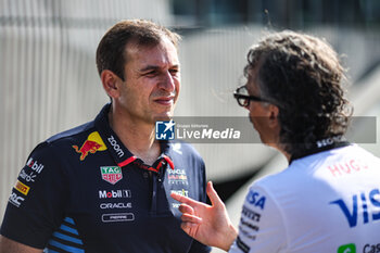 2024-06-29 - WACHE Pierre (fra), Technical Director of Red Bull Racing, portrait MEKIES Laurent (fra), Team Principal of Visa Cash App RB F1 Team, portrait during the Formula 1 Qatar Airways Austrian Grand Prix 2024, 11th round of the 2024 Formula One World Championship from June 28 to 30, 2024 on the Red Bull Ring, in Spielberg, Austria - F1 - AUSTRIAN GRAND PRIX 2024 - FORMULA 1 - MOTORS