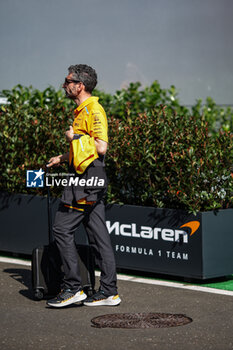 2024-06-29 - STELLA Andrea (ita), Team Principal of McLaren F1 Team, portrait during the Formula 1 Qatar Airways Austrian Grand Prix 2024, 11th round of the 2024 Formula One World Championship from June 28 to 30, 2024 on the Red Bull Ring, in Spielberg, Austria - F1 - AUSTRIAN GRAND PRIX 2024 - FORMULA 1 - MOTORS