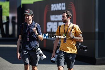 2024-06-29 - The super stars DPPI photographers, Antonin Gooden (left) and Florent Vincent (right) portrait during the Formula 1 Qatar Airways Austrian Grand Prix 2024, 11th round of the 2024 Formula One World Championship from June 28 to 30, 2024 on the Red Bull Ring, in Spielberg, Austria - F1 - AUSTRIAN GRAND PRIX 2024 - FORMULA 1 - MOTORS