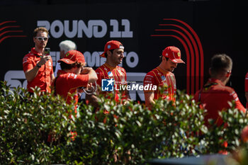 2024-06-29 - SAINZ Carlos (spa), Scuderia Ferrari SF-24, portrait LECLERC Charles (mco), Scuderia Ferrari SF-24, portrait during the Formula 1 Qatar Airways Austrian Grand Prix 2024, 11th round of the 2024 Formula One World Championship from June 28 to 30, 2024 on the Red Bull Ring, in Spielberg, Austria - F1 - AUSTRIAN GRAND PRIX 2024 - FORMULA 1 - MOTORS