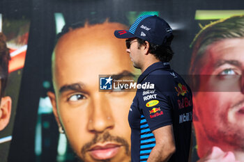 2024-06-29 - PEREZ Sergio (mex), Red Bull Racing RB20, HAMILTON Lewis (gbr), Mercedes AMG F1 Team W15, portrait during the Formula 1 Qatar Airways Austrian Grand Prix 2024, 11th round of the 2024 Formula One World Championship from June 28 to 30, 2024 on the Red Bull Ring, in Spielberg, Austria - F1 - AUSTRIAN GRAND PRIX 2024 - FORMULA 1 - MOTORS