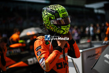 2024-06-29 - NORRIS Lando (gbr), McLaren F1 Team MCL38, portrait during the Formula 1 Qatar Airways Austrian Grand Prix 2024, 11th round of the 2024 Formula One World Championship from June 28 to 30, 2024 on the Red Bull Ring, in Spielberg, Austria - F1 - AUSTRIAN GRAND PRIX 2024 - FORMULA 1 - MOTORS