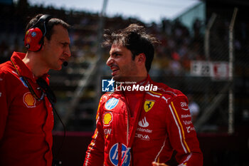 2024-06-29 - SAINZ Carlos (spa), Scuderia Ferrari SF-24, portrait during the Formula 1 Qatar Airways Austrian Grand Prix 2024, 11th round of the 2024 Formula One World Championship from June 28 to 30, 2024 on the Red Bull Ring, in Spielberg, Austria - F1 - AUSTRIAN GRAND PRIX 2024 - FORMULA 1 - MOTORS