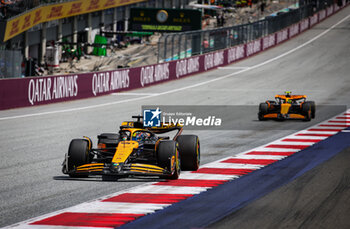 2024-06-29 - 81 PIASTRI Oscar (aus), McLaren F1 Team MCL38, action during the Formula 1 Qatar Airways Austrian Grand Prix 2024, 11th round of the 2024 Formula One World Championship from June 28 to 30, 2024 on the Red Bull Ring, in Spielberg, Austria - F1 - AUSTRIAN GRAND PRIX 2024 - FORMULA 1 - MOTORS