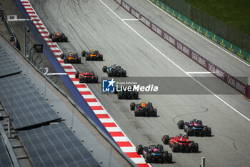 2024-06-29 - 01 VERSTAPPEN Max (nld), Red Bull Racing RB20, action, start of the race, depart of the Sprint Race during the Formula 1 Qatar Airways Austrian Grand Prix 2024, 11th round of the 2024 Formula One World Championship from June 28 to 30, 2024 on the Red Bull Ring, in Spielberg, Austria - F1 - AUSTRIAN GRAND PRIX 2024 - FORMULA 1 - MOTORS