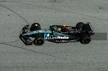 2024-06-29 - 44 HAMILTON Lewis (gbr), Mercedes AMG F1 Team W15, action during the Formula 1 Qatar Airways Austrian Grand Prix 2024, 11th round of the 2024 Formula One World Championship from June 28 to 30, 2024 on the Red Bull Ring, in Spielberg, Austria - F1 - AUSTRIAN GRAND PRIX 2024 - FORMULA 1 - MOTORS