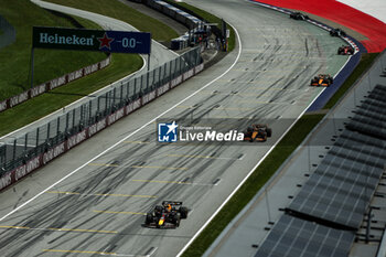 2024-06-29 - 01 VERSTAPPEN Max (nld), Red Bull Racing RB20, action 04 NORRIS Lando (gbr), McLaren F1 Team MCL38, action 81 PIASTRI Oscar (aus), McLaren F1 Team MCL38, action during the Formula 1 Qatar Airways Austrian Grand Prix 2024, 11th round of the 2024 Formula One World Championship from June 28 to 30, 2024 on the Red Bull Ring, in Spielberg, Austria - F1 - AUSTRIAN GRAND PRIX 2024 - FORMULA 1 - MOTORS