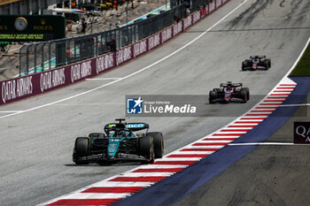 2024-06-29 - 18 STROLL Lance (can), Aston Martin F1 Team AMR24, action during the Formula 1 Qatar Airways Austrian Grand Prix 2024, 11th round of the 2024 Formula One World Championship from June 28 to 30, 2024 on the Red Bull Ring, in Spielberg, Austria - F1 - AUSTRIAN GRAND PRIX 2024 - FORMULA 1 - MOTORS