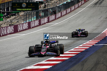 2024-06-29 - 31 OCON Esteban (fra), Alpine F1 Team A524, action 10 GASLY Pierre (fra), Alpine F1 Team A524, action during the Formula 1 Qatar Airways Austrian Grand Prix 2024, 11th round of the 2024 Formula One World Championship from June 28 to 30, 2024 on the Red Bull Ring, in Spielberg, Austria - F1 - AUSTRIAN GRAND PRIX 2024 - FORMULA 1 - MOTORS