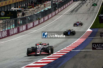 2024-06-29 - 27 HULKENBERG Nico (ger), Haas F1 Team VF-24 Ferrari, action during the Formula 1 Qatar Airways Austrian Grand Prix 2024, 11th round of the 2024 Formula One World Championship from June 28 to 30, 2024 on the Red Bull Ring, in Spielberg, Austria - F1 - AUSTRIAN GRAND PRIX 2024 - FORMULA 1 - MOTORS