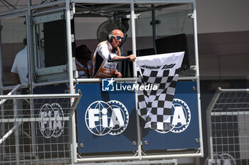 2024-06-29 - checkered flag, drapeau during the Formula 1 Qatar Airways Austrian Grand Prix 2024, 11th round of the 2024 Formula One World Championship from June 28 to 30, 2024 on the Red Bull Ring, in Spielberg, Austria - F1 - AUSTRIAN GRAND PRIX 2024 - FORMULA 1 - MOTORS