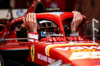 2024-06-29 - SAINZ Carlos (spa), Scuderia Ferrari SF-24, portrait during the Formula 1 Qatar Airways Austrian Grand Prix 2024, 11th round of the 2024 Formula One World Championship from June 28 to 30, 2024 on the Red Bull Ring, in Spielberg, Austria - F1 - AUSTRIAN GRAND PRIX 2024 - FORMULA 1 - MOTORS