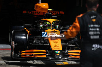 2024-06-29 - 04 NORRIS Lando (gbr), McLaren F1 Team MCL38, action during the Formula 1 Qatar Airways Austrian Grand Prix 2024, 11th round of the 2024 Formula One World Championship from June 28 to 30, 2024 on the Red Bull Ring, in Spielberg, Austria - F1 - AUSTRIAN GRAND PRIX 2024 - FORMULA 1 - MOTORS