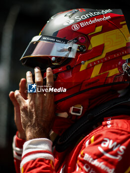 2024-06-29 - SAINZ Carlos (spa), Scuderia Ferrari SF-24, portrait during the Formula 1 Qatar Airways Austrian Grand Prix 2024, 11th round of the 2024 Formula One World Championship from June 28 to 30, 2024 on the Red Bull Ring, in Spielberg, Austria - F1 - AUSTRIAN GRAND PRIX 2024 - FORMULA 1 - MOTORS