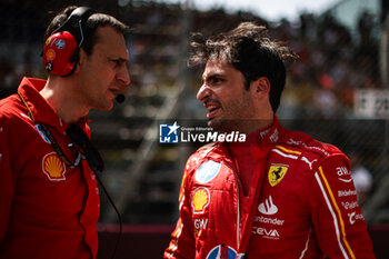 2024-06-29 - SAINZ Carlos (spa), Scuderia Ferrari SF-24, portrait during the Formula 1 Qatar Airways Austrian Grand Prix 2024, 11th round of the 2024 Formula One World Championship from June 28 to 30, 2024 on the Red Bull Ring, in Spielberg, Austria - F1 - AUSTRIAN GRAND PRIX 2024 - FORMULA 1 - MOTORS