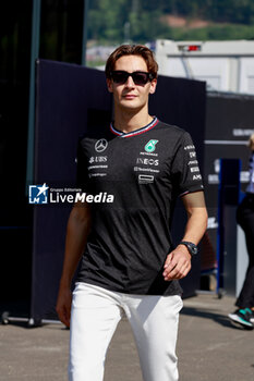 2024-06-29 - RUSSELL George (gbr), Mercedes AMG F1 Team W15, portrait during the Formula 1 Qatar Airways Austrian Grand Prix 2024, 11th round of the 2024 Formula One World Championship from June 28 to 30, 2024 on the Red Bull Ring, in Spielberg, Austria - F1 - AUSTRIAN GRAND PRIX 2024 - FORMULA 1 - MOTORS